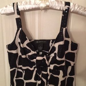 Long sparkle tank top